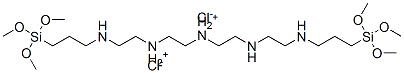 N-(10,10-dimethoxy-11-oxa-3,6-diaza-10-siladodec-1-yl)-N'-[2-[[3-(trimethoxysilyl)propyl]amino]ethyl]ethane-1,2-diammonium dichloride
