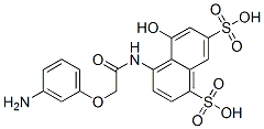 4-[[(3-aminophenoxy)acetyl]amino]-5-hydroxynaphthalene-1,7-disulphonic acid