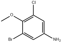 3-BROMO-5-CHLORO-4-METHOXYANILINE