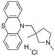 10-[(1,3-dimethyl-3-pyrrolidinyl)methyl]-10H-phenothiazine monohydrochloride