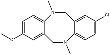 2-CHLORO-8-METHOXY-5,11-DIMETHYL-5,6,11,12-TETRAHYDRO-DIBENZO[B,F][1,5]DIAZOCINE