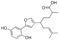 [1-[5-(2,5-Dihydroxyphenyl)-3-furanyl]-4-methyl-3-penten-1-yl]2-methylbutanoate