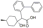 alpha-(1-Hydroxy-4-methylcyclohexyl)-biphenylacetic acid, trans-(+)-