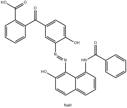 sodium 2-[3-[[8-(benzoylamino)-2-hydroxy-1-naphthyl]azo]-4-hydroxybenzoyl]benzoate