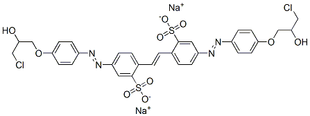 disodium 4,4'-bis[[4-(3-chloro-2-hydroxypropoxy)phenyl]azo]stilbene-2,2'-disulphonate