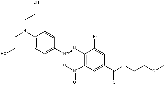 2-methoxyethyl 4-[[4-[bis(2-hydroxyethyl)amino]phenyl]azo]-3-bromo-5-nitrobenzoate