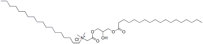 [2-[2-hydroxy-3-[(1-oxooctadecyl)oxy]propoxy]-2-oxoethyl]dimethyloctadecylammonium chloride
