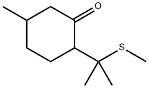 5-methyl-2-[1-methyl-1-(methylthio)ethyl]cyclohexan-1-one