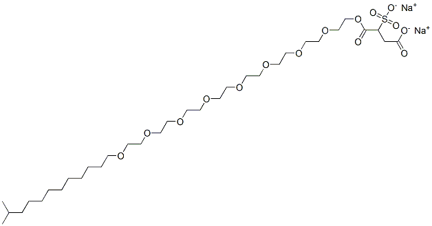 disodium 1-[23-(isotridecyloxy)-3,6,9,12,15,18,21-heptaoxatricos-1-yl] 2-sulphonatosuccinate