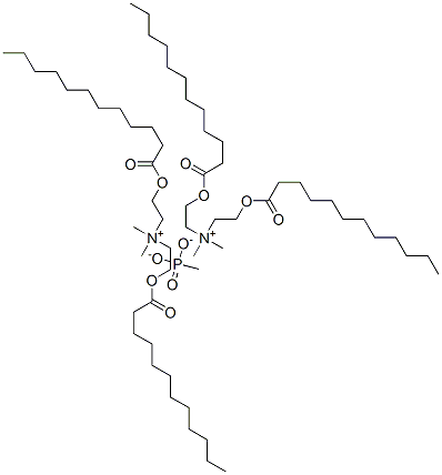 dimethylbis[2-[(1-oxododecyl)oxy]ethyl]ammonium methyl phosphonate