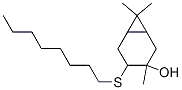 3,7,7-trimethyl-4-(octylthio)bicyclo[4.1.0]heptan-3-ol