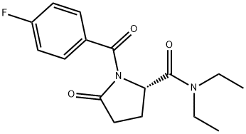 (S)-N,N-diethyl-1-(4-fluorobenzoyl)-5-oxopyrrolidine-2-carboxamide