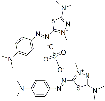 bis[5-(dimethylamino)-2-[[4-(dimethylamino)phenyl]azo]-3-methyl-1,3,4-thiadiazolium] sulphate