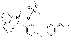 2-[4-[(4-ethoxyphenyl)methylamino]phenyl]-1-ethylbenz[cd]indolium methyl sulphate