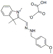2-[[(4-methoxyphenyl)methylhydrazono]methyl]-1,3,3-trimethyl-3H-indolium hydrogen oxalate