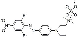 [2-[[4-[(2,6-dibromo-4-nitrophenyl)azo]phenyl]ethylamino]ethyl]trimethylammonium methyl sulphate
