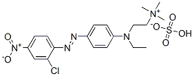 [2-[[4-[(2-chloro-4-nitrophenyl)azo]phenyl]ethylamino]ethyl]trimethylammonium hydrogen sulphate