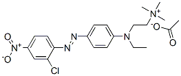 [2-[[4-[(2-chloro-4-nitrophenyl)azo]phenyl]ethylamino]ethyl]trimethylammonium acetate