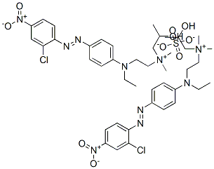 [2-[[4-[(2-chloro-4-nitrophenyl)azo]phenyl]ethylamino]ethyl](2-hydroxypropyl)dimethylammonium sulphate