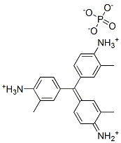 4-[(4-ammonio-3-methylphenyl)(4-iminio-3-methylcyclohexa-2,5-dien-1-ylidene)methyl]-2-methylanilinium phosphate