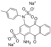 disodium 1-amino-9,10-dihydro-4-(4-methylsulphonatoanilino)-9,10-dioxoanthracene-2-sulphonate
