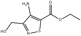 5-Isothiazolecarboxylicacid,4-amino-3-(hydroxymethyl)-,ethylester(9CI)