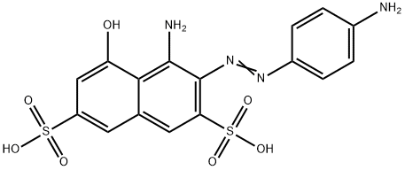 4-amino-3-[(4-aminophenyl)azo]-5-hydroxynaphthalene-2,7-disulphonic acid