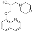 4-Morpholineethanol, alpha-((8-quinolinyloxy)methyl)-