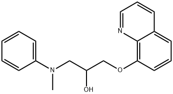 1-(Methylphenylamino)-3-(8-quinolinyloxy)-2-propanol
