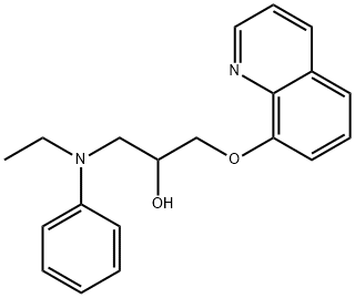 1-(Ethylphenylamino)-3-(8-quinolinyloxy)-2-propanol