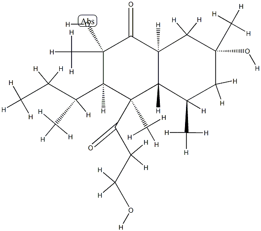 (2S,4aα,8aβ)-3,4,4a,5,6,7,8,8a-Octahydro-2,7β-dihydroxy-4α-(3-hydroxy-1-oxopropyl)-2,4β,5α,7α-tetramethyl-3α-[(R)-1-methylpropyl]-1(2H)-naphthalenone
