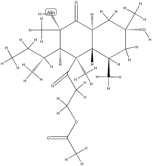 (2S,3R,4R,4aα,8aβ)-4-[3-(Acetyloxy)-1-oxopropyl]-3,4,4a,5,6,7,8,8a-octahydro-2β,7β-dihydroxy-2α,4,5α,7α-tetramethyl-3-[(R)-1-methylpropyl]-1(2H)-naphthalenone