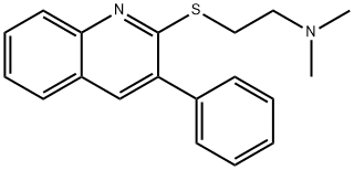 2-((2-(dimethylamino)ethyl)thio)-3-phenylquinoline