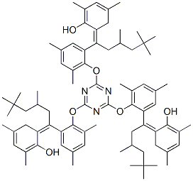 2,2',2''-[1,3,5-triazine-2,4,6-triyltris[oxy(3,5-dimethyl-2,1-phenylene)(3,5,5-trimethylhexylidene)]]tris[4,6-xylenol]