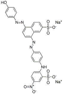 disodium 5-[(4-hydroxyphenyl)azo]-8-[[4-[(4-nitro-2-sulphonatophenyl)amino]phenyl]azo]naphthalene-2-sulphonate