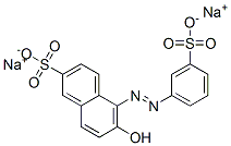6-hydroxy-5-[(3-sulphophenyl)azo]naphthalene-2-sulphonic acid, sodium salt