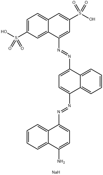 4-[[4-[(4-amino-1-naphthyl)azo]-1-naphthyl]azo]naphthalene-2,6-disulphonic acid, sodium salt