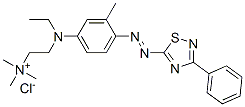 [2-[ethyl[3-methyl-4-[(3-phenyl-1,2,4-thiadiazol-5-yl)azo]phenyl]amino]ethyl]trimethylammonium chloride