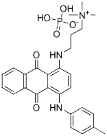 3-[[9,10-dihydro-9,10-dioxo-4-[(p-tolyl)amino]-1-anthryl]amino]propyltrimethylammonium dihydrogen phosphate