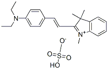 2-[2-[4-(diethylamino)phenyl]vinyl]-1,3,3-trimethyl-3H-indolium hydrogen sulphate