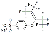 sodium 4-[[3,3,3-trifluoro-1-(pentafluoroethyl)-2-(trifluoromethyl)prop-1-enyl]oxy]benzenesulphonate