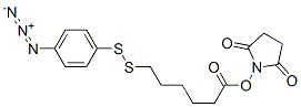 2,5-Pyrrolidinedione, 1-((6-((4-azidophenyl)dithio)-1-oxohexyl)oxy)-