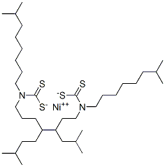 Nickel, bis(diisononylcarbamodithioato-S,S')-