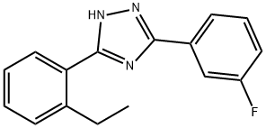 3-(2-Ethylphenyl)-5-(3-fluorophenyl)-1H-1,2,4-triazole