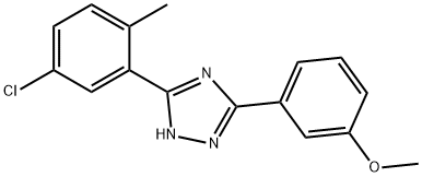 3-(5-Chloro-o-tolyl)-5-(3-methoxyphenyl)-1H-1,2,4-triazole