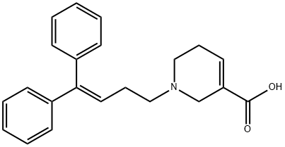 3-Pyridinecarboxylic acid, 1-(4,4-diphenyl-3-butenyl)-1,2,5,6-tetrahyd ro-