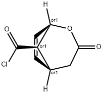 2-Oxabicyclo[3.2.1]oct-6-ene-8-carbonyl chloride, 3-oxo-, anti- (9CI)