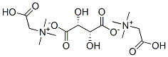 bis[(carboxymethyl)trimethylammonium] [R-(R*,R*)]-tartrate
