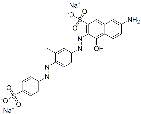 disodium 7-amino-4-hydroxy-3-[[3-methyl-4-[(4-sulphonatophenyl)azo]phenyl]azo]naphthalene-2-sulphonate