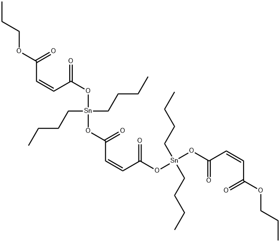dipropyl (Z,Z,Z)-6,6,13,13-tetrabutyl-4,8,11,15-tetraoxo-5,7,12,14-tetraoxa-6,13-distannoctadeca-2,9,16-trienedioate